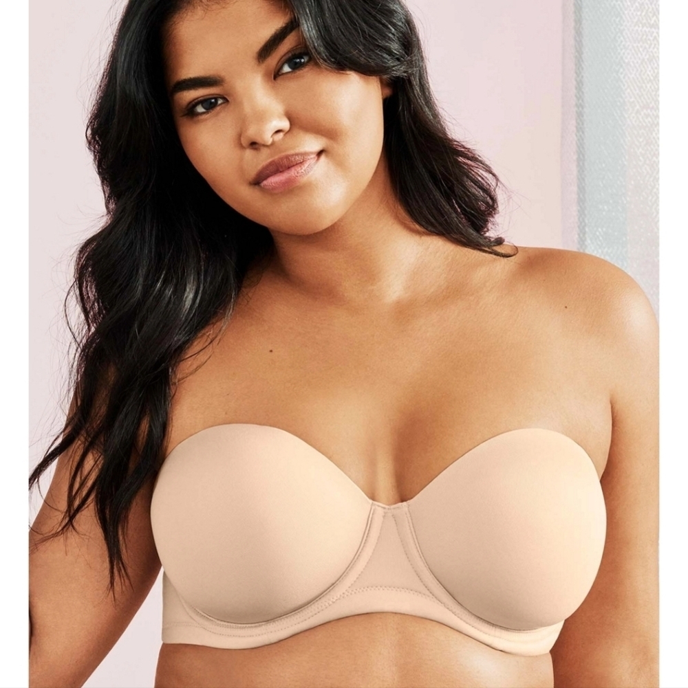 Wacoal Red Carpet Strapless Underwire Nude Tan Bra Sz 36H WL416